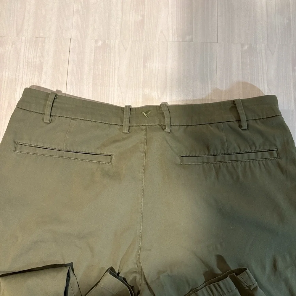 Birddogs Pants Mens 36x36 Green Boomstick Unlined Chino Stretch Golf Performance